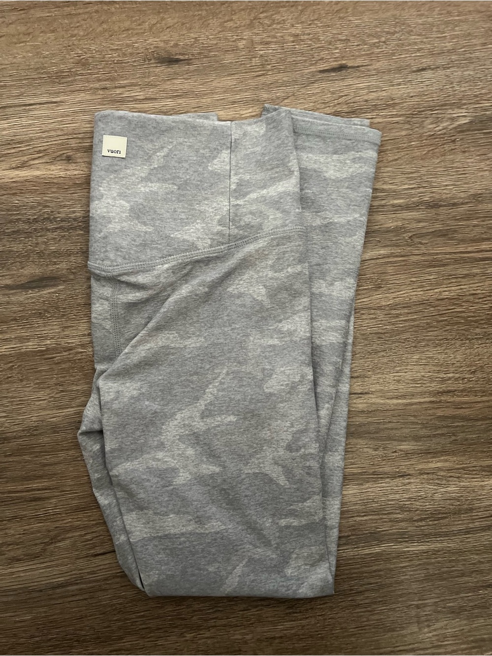 Vuori Grey Camo Leggings
